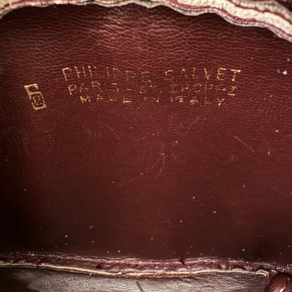 VTG Auth PHILIPPE SALVET Paris Collector's Mini Monogram Crossbody Bag - Picture 5 of 5